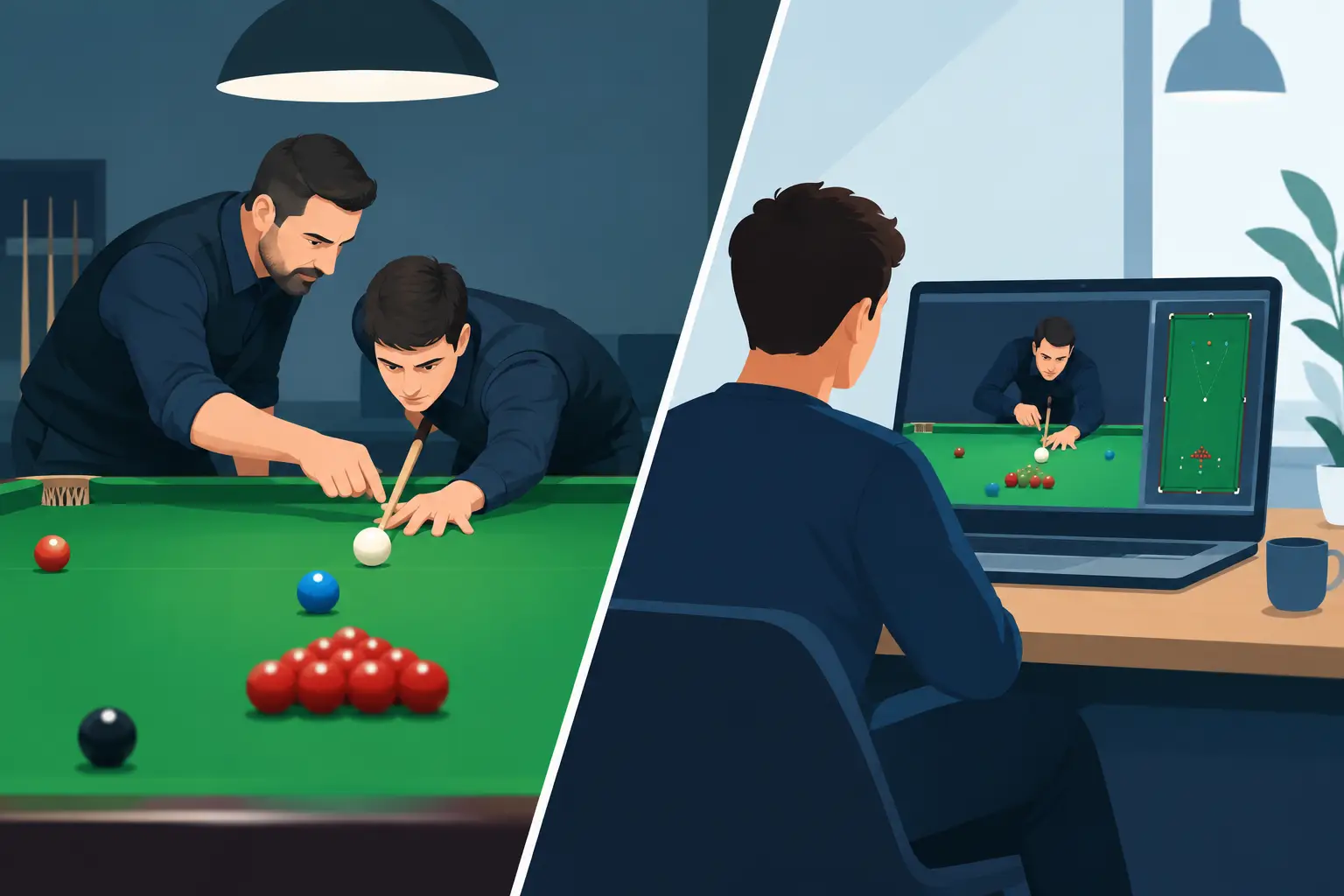 Live Coaching Versus Masterclasses for Snooker